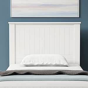 Wood Panel Headboard, Farmhouse Headboard, Vertical Slats, Crown Moldings, White Headboard, King Headboard, Wood Headboard, Bedroom Headboard, Panel Headboard