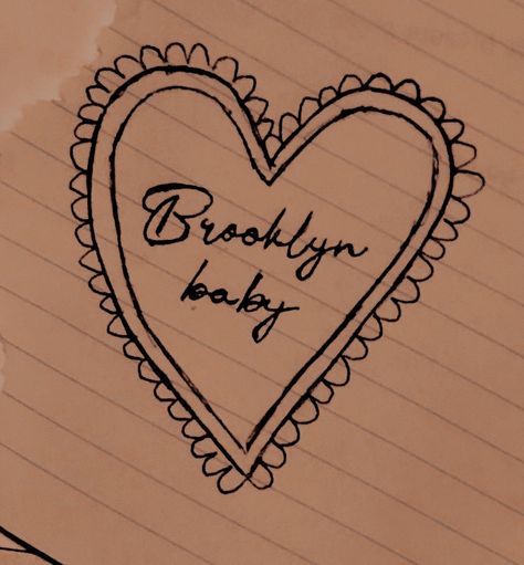 Brooklyn Baby Tattoo, Brooklyn Core Aesthetic, Brooklyn Baby Aesthetic, Brooklyn Core, Slytherin Green, Lana Core, Baby Lyrics, Iphone Wallpaper Cat, Wallpaper Cat