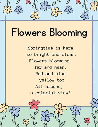 4 Spring Season Poems: 2 Versions by Beehavior Beehive | TPT Poem Design Ideas, April Poems, Spring Poem, Seasons Poem, Poem Design, Creative Practice, 5th Grade Ela, 7th Grade Ela, Middle School 6th Grade