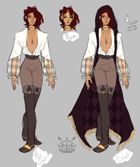 Arcana Nadia, The Arcana, Pirate Outfit, Pinturas Disney, Fashion Design Drawings, Drawing Clothes, Character Design References, Fantasy Clothing, Dnd Characters