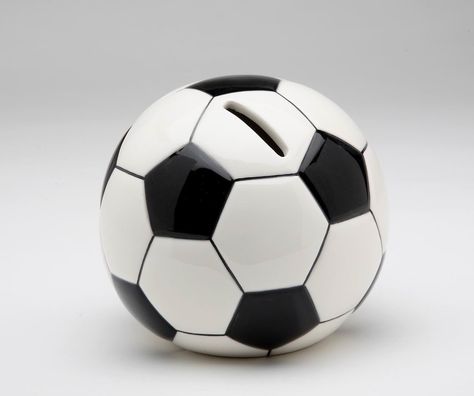 CosmosGifts Decorative Soccer Ball Piggy Bank Soccer Bedroom, Soccer Room, Soccer Girl Problems, Toddler Boy Gifts, Ball Decorations, Girls Soccer, Soccer Girl, Coin Bank, Room Themes