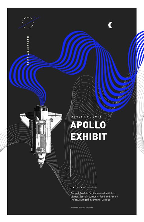 The Museum of Flight Rebrand - Adobe Design Achievement Awards Innovation Poster Design, Awards Graphic Design, Futuristic Event Design, Award Design Graphics, Innovation Graphic Design, Award Poster Design, Movement Graphic Design, Achievement Poster, Question Design