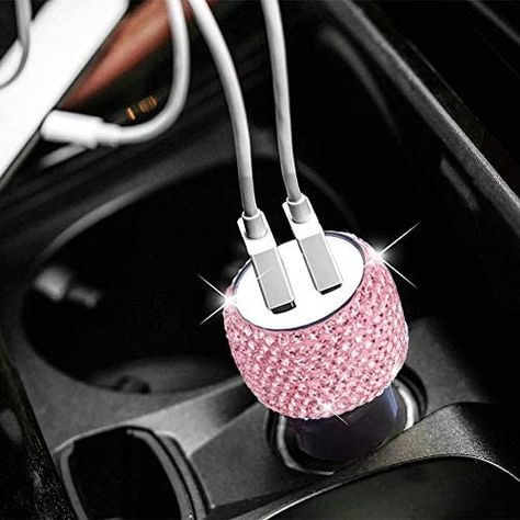 Must Have Car Accessories, Pink Car Accessories, Hello Kitty Car, Bling Car Accessories, Cool Car Accessories, Girly Car, Car Accessories For Girls, Car Decorations, Pink Glam