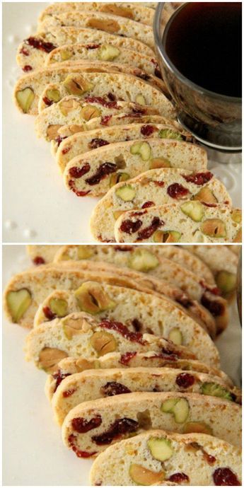 Cranberry Biscotti Recipe, Best Biscotti Recipe, Easy Biscotti Recipe, Cranberry Biscotti, Cranberry Pistachio Biscotti, Pistachio Biscotti, Cranberry Pistachio, Rasa Malaysia, Almond Biscotti