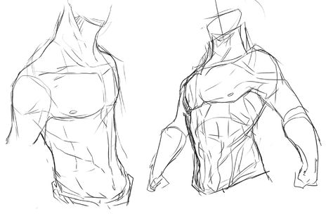 Abs by lwyn on DeviantArt How To Draw Abs, Drawing Body Poses, Anatomy Poses, Gesture Drawing, Model Drawing, Body Drawing, Six Pack, Body Reference, Guy Drawing