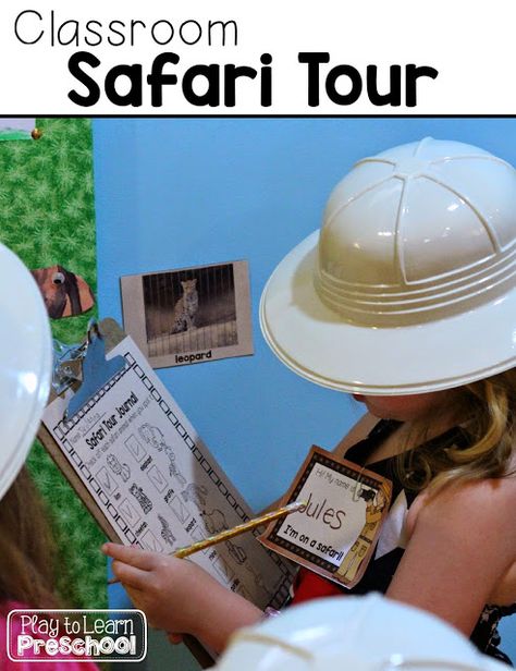 Classroom Safari by Play to Learn Preschool Safari Classroom, Preschool Social Studies, Preschool Jungle, Play To Learn Preschool, Camping Theme Preschool, Zoo Preschool, Safari Activities, Classroom Preschool, Animals Preschool