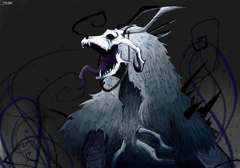 Elias Ainsworth, Dark Creatures, Ancient Magus Bride, The Ancient Magus Bride, Monster Concept Art, Fantasy Creatures Art, Mythical Creatures Art, Creepy Art, Monster Art