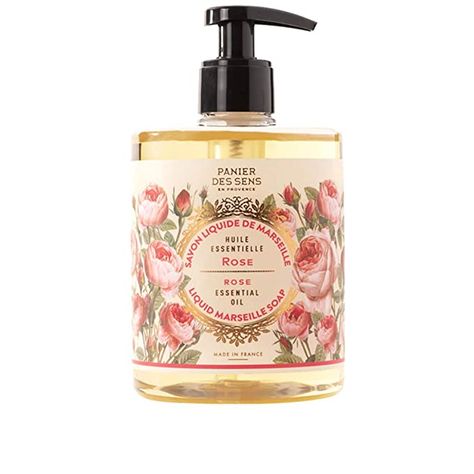 Amazon.com : Panier des Sens Rose Liquid Marseille soap - 16.9floz/500ml : Bath Soaps : Beauty Moisturizing Hand Soap, Skin Tonic, Scrub Corpo, Marseille Soap, Rose Soap, Rose Essential Oil, Liquid Hand Soap, Foaming Hand Soap, Rose Scented Products