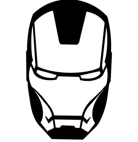 Iron Man Silhouette, Ironman Silhouette, Iron Man Stencil, Iron Man Outline, Iron Man Dibujo, Ironman Mask, Iron Man Painting, Ironman Tattoo, Iron Man Face