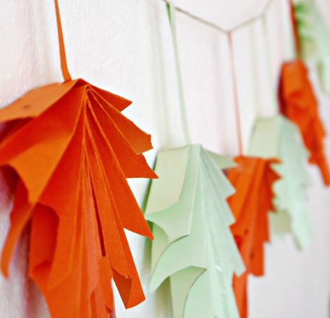 leaves for garland Paper Leaf Garland, Playdough Slime, Magnolia Leaf Garland, Deco Mesh Garland, Paper Leaf, Fall Leaf Garland, Homemade Clay, Pumpkin Garland, Autumn Paper