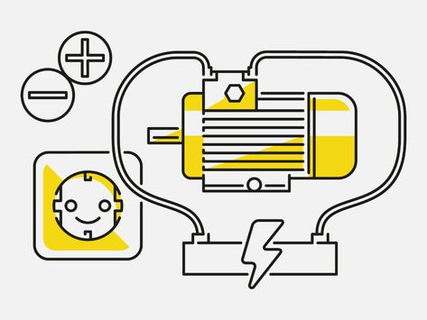 Electric Motor by Timo Meyer on Dribbble Motor Logo, Electrical Motor, Electric Motor, Global Community, Electricity, Collage, Iphone, ? Logo, Pins