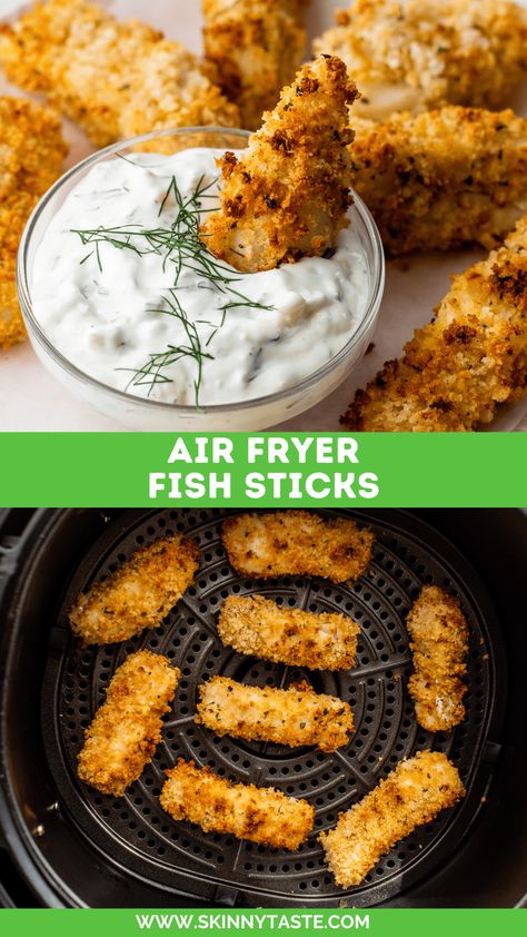 Once you make air fryer fish sticks from scratch, you’ll never deep fry them again! Perfect with my delicious homemade tartar sauce. #fish #airfryer #healthyrecipes #dinner #easydinner Airfryer Fish, Air Fryer Fish Sticks, Bar Sayings, Recipes Airfryer, Air Fried Fish, Air Fryer Fish Recipes, Air Fryer Pork Chops, Air Fryer Fish, Homemade Tartar Sauce