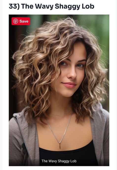 Loose Perm Long Hair, Loose Curl Perm Medium Length, 2b Wavy Hair Haircuts, Mid Length Curly Haircuts, Curly Bobs For Older Women, Medium Length Curls, Shoulder Length Curly Hair, Natural Curly Hair Cuts, Medium Length Curly Hair