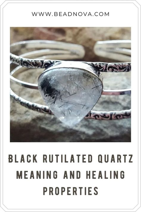 Black Rutile Quartz Meaning, Black Rutilated Quartz Meaning, Rutilated Quartz Meaning, Rock Collection Display, Tourmaline Meaning, Crystals Energy, Quartz Meaning, S Meaning, Crystal Names