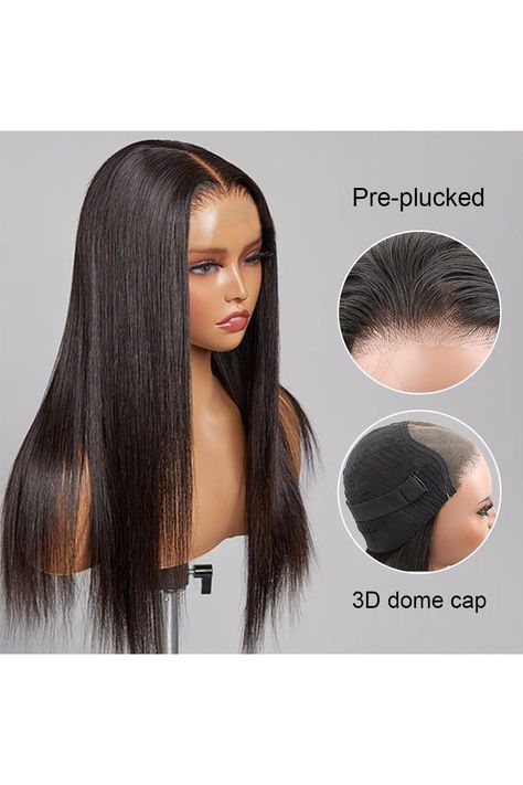 Xinjiju Wear and Go Glueless Wig 6x4 Straight Lace Front Wigs Human Hair Pre Plucked glueless wig Pre Cut Lace for Beginners 150% Density No Glue HD Lace Closure Wigs for Woman 22 Inch Closure Wigs, Glueless Wigs, Lace Front Wigs Human Hair, Glueless Wig, Wigs Human Hair, Straight Lace Front Wigs, Lace Closure Wig, Closure Wig, Hair Wear