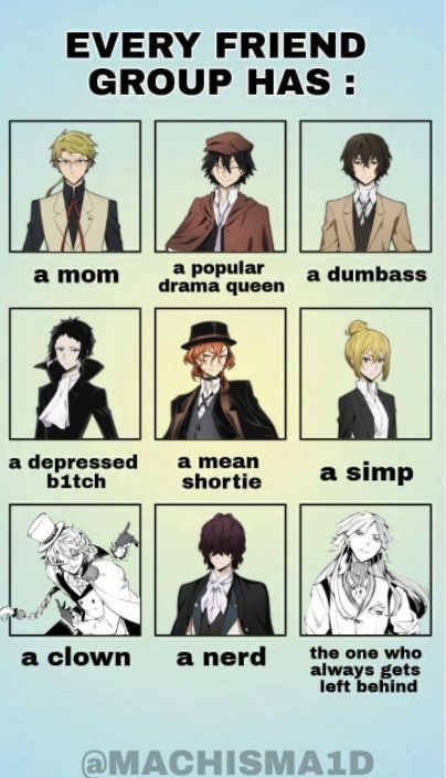 Dazai X Chuuya, Anime Mems, Bungou Stray Dogs Characters, Dazai Bungou Stray Dogs, Friend Group, Silly Dogs, Anime Jokes, Bongou Stray Dogs, Stray Dogs Anime