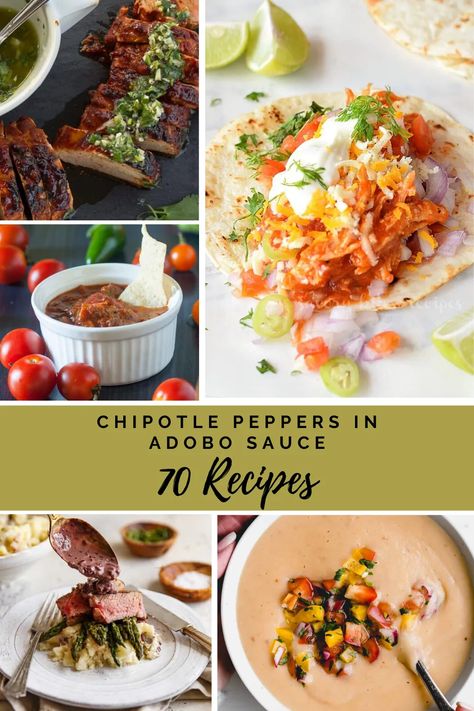 Recipes With Chipotle Peppers, Recipes With Chipotle, Adobe Recipe, Chipotle Pepper Recipes, Vegetarian Enchiladas Recipe, Chipotle Peppers In Adobo Sauce, Adobe Sauce, Grilled Romaine Salad, Chipotle In Adobo Sauce