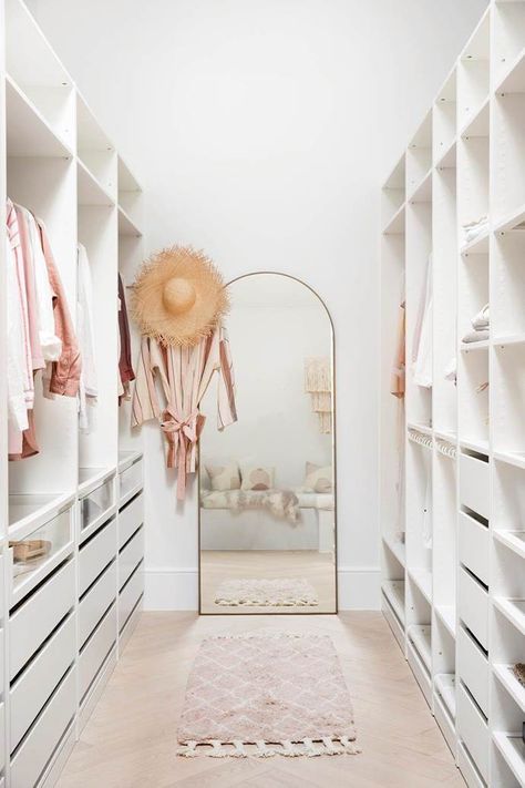 A Walk In Closet, Ikea Inspiration, Ikea Wardrobe, Three Birds Renovations, Walk In Robe, Inside Design, Walk In Wardrobe, Wardrobe Design, Closet Design