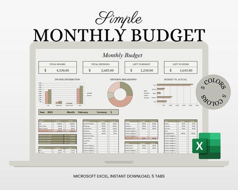 Excel Budget Template, Simple Monthly Budget, Finance Tracker, Excel Monthly Budget Spreadsheet, Budget Planner, Financial Planner for Excel bloggingplanner #polyglotplanner⌨️. Budget Tracker Spreadsheet, Budgeting Spreadsheet Excel Free, Free Excel Budget Spreadsheet Templates, Budget Spreadsheet Template Free, Excel Monthly Budget Spreadsheet, Financial Budget Spreadsheet, Free Monthly Budget Template, Budget Excel Spreadsheet, Budget Planner Excel