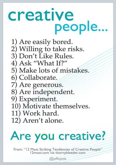 These are some characteristics of creative people; however, not all creative people will experience or have these. John Maxwell, Creative People, Infj, The Words, Great Quotes, Inspire Me, Wise Words, Favorite Quotes, Book Worth Reading