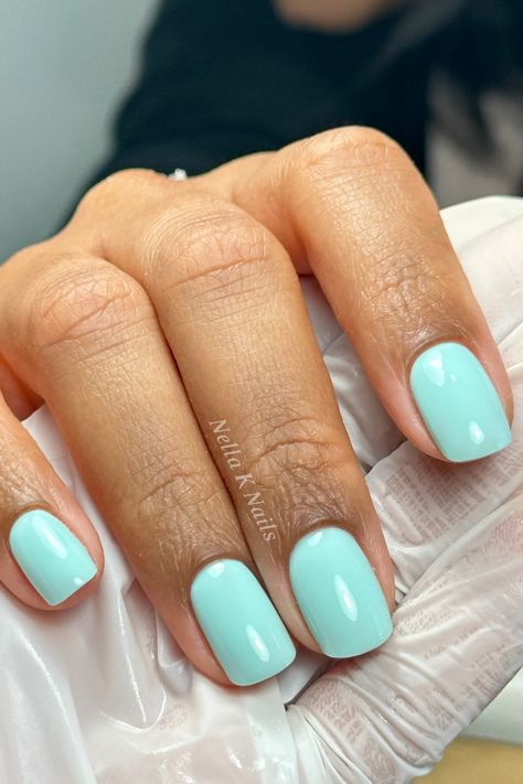 Akzentz / Luxio Marina | Turquoise nails | Short nails | Classic nails | Luxury Manicure | Torontonails   Luxurymanicurist #toronto #torontonailtechnician #torontonailsalon #Luxiogel #akzentz #selfcare #nailcare #russianmanicure #efilemanicure #gelnails #nailinspo #nailtrends2024 #summernails #Springnails Turquoise Nails Short, Short Turquoise Nails, Manicure Natural Nails, Healthy Natural Nails, Nails Turquoise, Buying Makeup, Luxury Manicure, Manicure Natural, Nails Classic