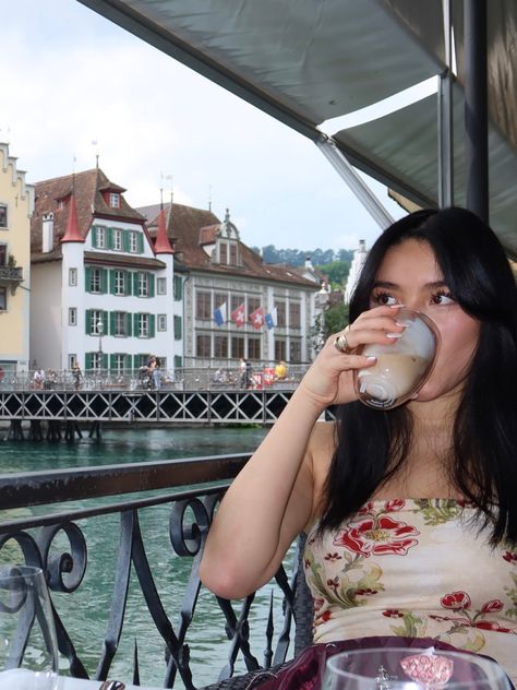 euro summer lunch date by river aesthetic lucerne Lucerne Switzerland Summer Outfit, Lucerne Aesthetic, Lucerne Switzerland Aesthetic, Switzerland Outfits, Lake Lucerne Switzerland, Switzerland Aesthetic, River Aesthetic, Switzerland Summer, Grad Trip