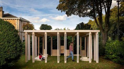 The Community Classroom by O'DonnellBrown promotes outdoor learning Wharf Design, Classroom Architecture, Micro Homes, Urban Rooms, Outdoor Learning Spaces, Classroom Images, Architect Building, Cycle Store, Community Halls