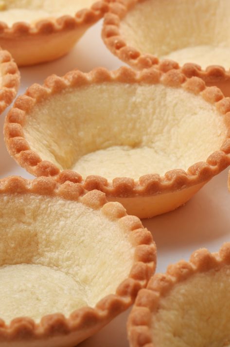 Mini Tart Shells are small pastry crusts that are used as based for sweet or savory tart fillings. It goes well with my custard filling. Shortbread Tart Shells, Homemade Tart Shells, Butter Tart Shells Recipe, Tart Shells Recipe Crusts, Tartlet Shells Recipe, Mini Tart Shells Recipe, Mini Tarts Savory, Tart Shell Recipe, Mini Pie Shells