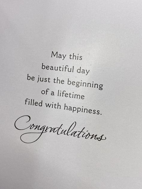 Happy Journey Wishes For Sister, Wedding Gift Note Messages, Wedding Card For Friends, Marriage Wishes For Friend Messages, Congratulations Card For Wedding, Congratulations On Your Engagement Quote, Congratulations Quotes For Engagement, Sister Wedding Quotes Marriage, Engagement Congratulations Messages