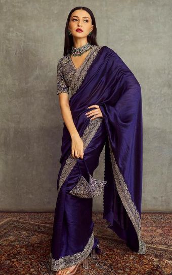 Jayanti Reddy Saree, Purple Silk Saree, Jayanti Reddy, Celebrity Casual Outfits, Purple Saree, Fancy Sarees Party Wear, Indian Saree Blouses Designs, Silk Saree Blouse Designs, Indian Fashion Saree