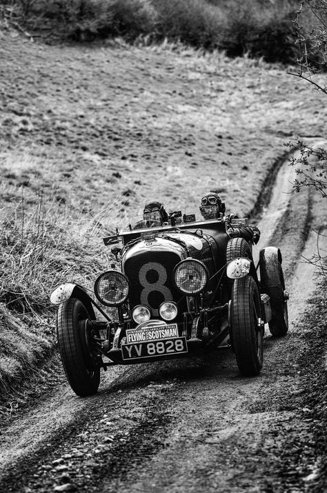 Mud Club: Racing in Britain's Most Glamorous Classic Car Rally Old Cars Vintage, Vintage Rally, Race Car, Vintage Motorsport, Bentley Convertible, Bentley Auto, 1930s Race Cars, Vintage Rally Car, 50s Race Car