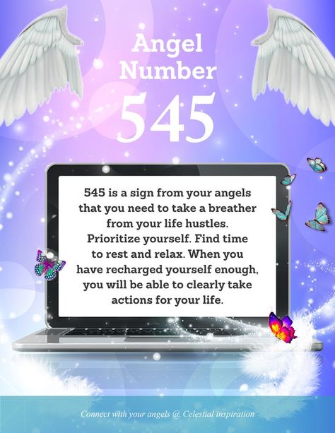 545 is a sign from your angels that you need to take a breather from your life hustles. Prioritize yourself. Find time to rest and relax. When you have recharged yourself enough, you will be able to clearly take action for your life. Angel Numbers And Meanings, Numbers And Meanings, My Inner Demons, Prioritize Yourself, Angel Number Meaning, Healing Journaling, Time To Rest, Angel Number Meanings, Inner Demons