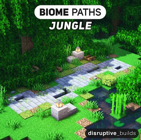 Stone Path Minecraft, Path Minecraft Ideas, Minecraft Stone Path, Minecraft 2023, Minecraft Idea, Path Ideas, Minecraft Inspiration, Path Design, Minecraft Tips