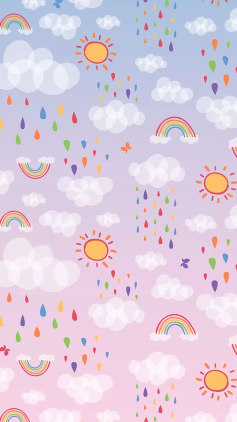 Daycare Aesthetic, Lockscreen Iphone Quotes, Rainbow Mobile, Clouds Wallpaper, The Honest Company, Honest Company, Pretty Backgrounds, Whatsapp Wallpaper, Spring Prints