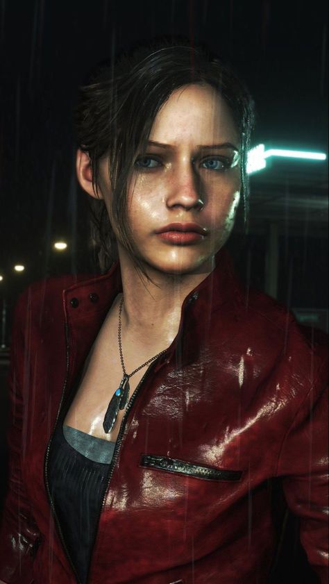 Claire Redfield Re2, Clair Redfield, Fictional Women, Evil Games, Evil Girl, Claire Redfield, Resident Evil 2, Resident Evil Leon, Jill Valentine