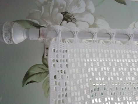 Baby Haken, Crochet Curtains, Crochet Things, Filet Crochet, Creative Inspiration, Diy And Crafts, Curtains, Crochet