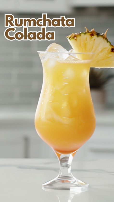 The Rumchata Colada got its tropical flair through the mix of Coconut Cream Rumchata with coconut rum for a creamy base, while lime and pineapple juice add a zesty twist. Topped with seltzer, it’s a refreshing choice that’s perfect for cooling down on a hot day. #rumchatacolada #cocktail via @mybartender Rum Chata Pineapple Cream Recipes, Pineapple Cream Rumchata Recipes, Rumchata Pineapple Cream Recipes, Coconut Rumchata Drinks, Rumchata Coconut Cream Recipes, Rumchata Drinks, Painkiller Recipe, Rum Chata, Pomegranate Margarita