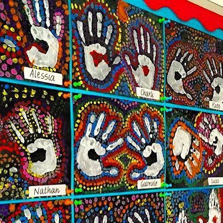 Stuck for something to do for NAIDOC week at the end of this term? This is what I did with my Year 3's last year! 😍 They were super… Art Projects For Students, Aboriginal Art For Kids, Activities For Students, 2nd Grade Art, 4th Grade Art, 5th Grade Art, 3rd Grade Art, Classroom Art Projects, Naidoc Week