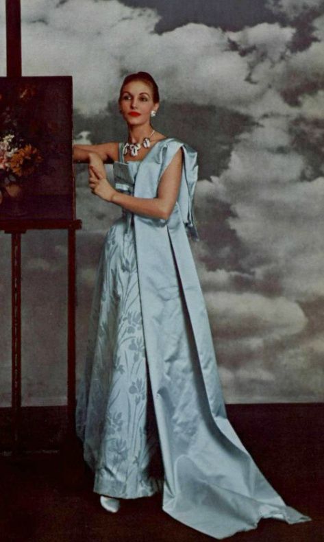 1959 Fashion, 1950s Cocktail Dress, Fashion 1950, 50's Fashion, 1950’s Fashion, Vintage Fashion 1950s, Jeanne Lanvin, Fashion 1950s, Vintage Gowns