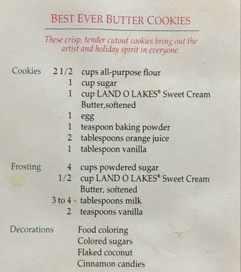 Land Of Lakes Sugar Cookies, Land O Lakes Sugar Cookies, Land O Lakes Butter Cookies, Christmas Cookie Exchange Party Ideas, Old Fashioned Sugar Cookies, Gourmet Chocolate Chip Cookies, Easy Holiday Cookies, Sour Cream Sugar Cookies, Christmas Cutout Cookies