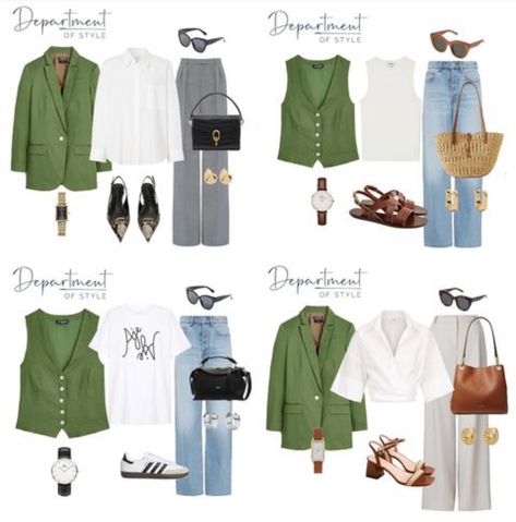 Green Button Down Shirt Outfit, Button Down Shirt Outfit, Green Button, Shirt Outfit, Casual Fashion, Outfit Inspirations, Button Down Shirt, Green