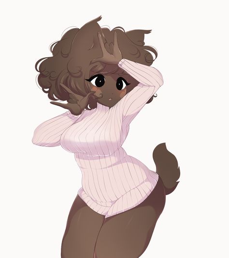 Puppy Girl Pfp, Cute Black Puppy, Anime Character Design References, Puppy Girl, Black Puppy, Girl Pfp, Black Anime Characters, Your Cute, Cute Art Styles