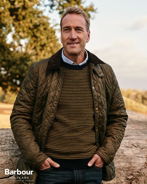 Barbour Liddesdale Men, Barbour Men Outfit, Barbour Style Men, Country Style Men, Country Outfits Men, Barbour People, Quilt Jackets, Barbour Liddesdale, Hunting Fashion