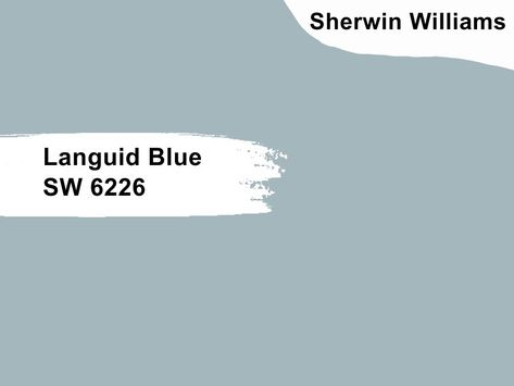 This light blue color is perfect for a nursery, powder room, living room, or bedroom. In other words, Languid Blue is a versatile color, and its lightness makes it easy to blend with other colors. Languid Blue, Colors For Bedrooms, Windy Blue, Light Blue Paint Colors, Van Deusen Blue, Best Blue Paint Colors, Light Grey Paint Colors, Colors For Kids, Pink Paint Colors