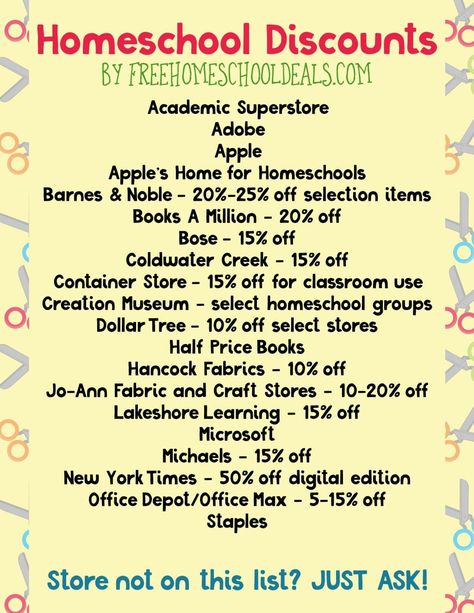 homeschool-discounts Homeschool Discounts, Homeschool Area, Portfolio Kindergarten, Homeschool Fun, Free Homeschool Curriculum, Homeschool Freebies, Homeschooling Resources, Homeschool Education, School Starts