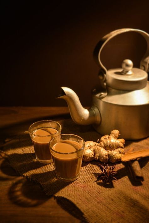 Karak Chai Aesthetic, Chai Photography, Masala Chai Recipe, Chai Tea Recipe, Tea Wallpaper, Food Photography Background, Masala Tea, Chai Recipe, Masala Chai