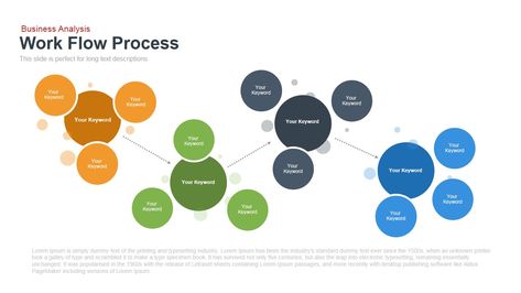 Work Flow Process Powerpoint and Keynote template Work Flow Chart, Flow Chart Design, Process Diagram, Process Flow Chart, Diagram Template, Process Map, Flow Chart Template, Powerpoint Charts, Infographic Powerpoint