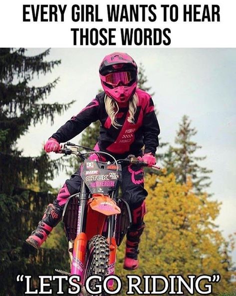 𝓛𝓲𝓵𝓵𝓲𝓪𝓷 on Instagram: “YES! #motocross #enduro #girlmotocross #girlpower #honda #girlswithmuscle” Dirtbike Gear Womens, Motocross Girls Outfits, Motocross Couple, Pink Dirt Bike, Dirt Bike Riding Gear, Motocross Girls, Fox Racing Clothing, Dirt Bike Helmets, Dirt Motorcycle