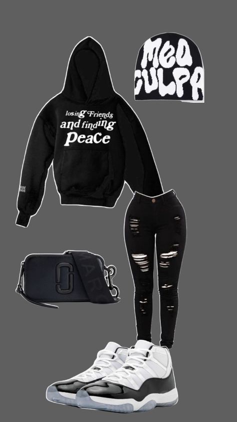 Includes Mea Culpa, Jordan 11s, and Marc Jacobs Outfit Ideas With Jordans, Cute Highschool Outfits, Jordan 11s, Teen Swag Outfits, Cute Nike Outfits, Fasion Outfits, Stylish Summer Outfits, Casual Preppy Outfits, Trendy Outfits For Teens