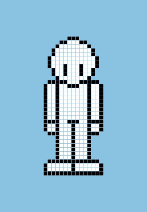 8 bit grid Pixel Body Base, Pixel Art Body Base, Human Base, Art Pins, Body Base, Character Base, Pixel Pattern, Art Base, 8 Bit